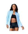 Free Country WomenS SunFree Full Zip UPF Sunshirt Cloud Large by Vanessa Jane