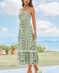 Cupshe Womens Sage Woods Floral Maxi Beach Dress , small by Vanessa Jane