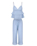 Adore Me Plus Size Brigita Pajama Cami and Pants Set - 3X Blue by Vanessa Jane