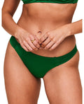 Adore Me Womens Tanisha Swimwear Cheeky Bikini Bottom - Medium, Dark Green by Vanessa Jane