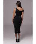 Jluxlabel Womens Raegan Off Shoulder Dress - Black, XL by Vanessa Jane