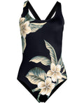 Lands End Long Torso X-Back High Leg Tugless One Piece Swimsuit, 4L by Vanessa Jane