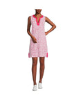 Lands End Womens Cotton Jersey Notch Neck Dress -medium by Vanessa Jane