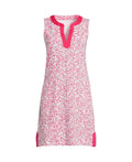 Lands End Womens Cotton Jersey Notch Neck Dress -medium by Vanessa Jane
