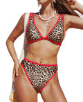 Cupshe Womens Wild and Daring Animal Print Bikini Set , Large by Vanessa Jane