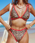 Cupshe Womens Wild and Daring Animal Print Bikini Set , Large by Vanessa Jane