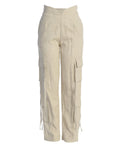 Jluxlabel Womens Better Half Linen Utility Pants - XL by Vanessa Jane