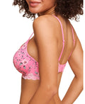 Adore Me Womens Kati Contour Demi Bra - Floral Pink, 34C by Vanessa Jane