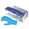 MCR Disposable Nitrile Gloves, Large, 4 mil, Powder-Free, 100/Box