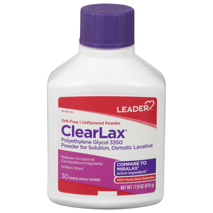 Leader Clearlax Unflavored Powder by Pasteur Pharmacy