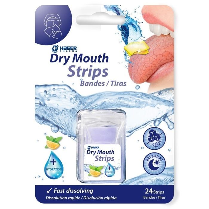 Hager Worldwide Dry Mouth Fast Dissolving Strips 24 Count by Pasteur Pharmacy