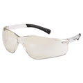 MCR BearKat Safety Glasses, Frost Frame, Clear Mirror Lens