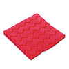 Rubbermaid HYGEN Microfiber Cleaning Cloths, 16 x 16, Red, 12/Carton