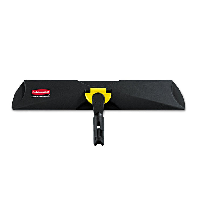 Rubbermaid HYGEN Quick Connect Single-Sided Frame, 18w x 3 3/8d, Plastic, Black