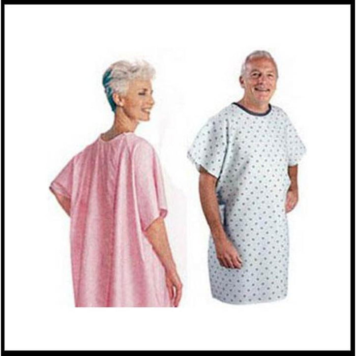 Salk Snap Wrap Patient Exam Gown, Yellow Floral Print, 1 Count, #500LPY by Pasteur Pharmacy