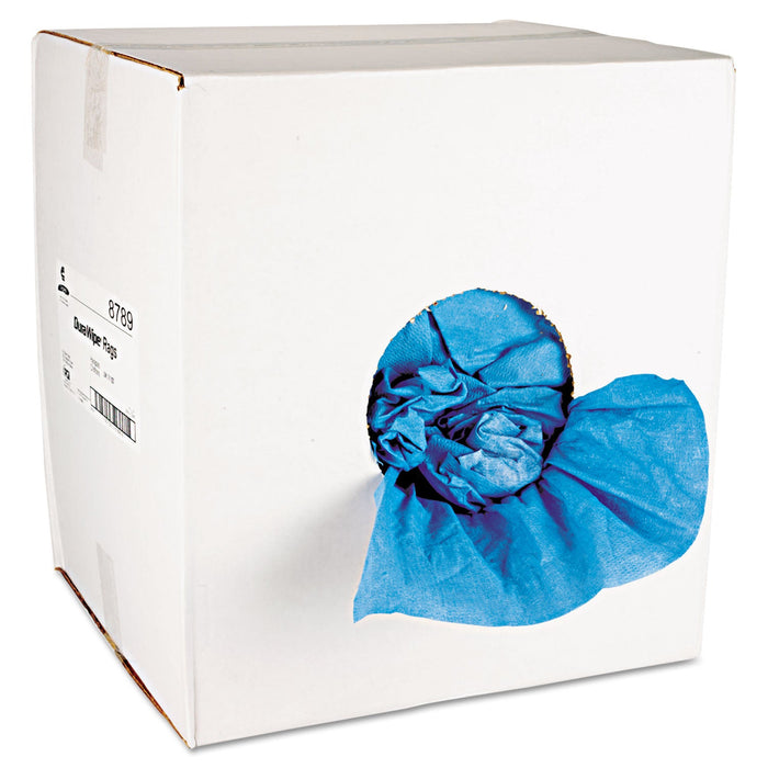 Chicopee VeraClean Critical Cleaning Wipes, Creped Texture, Crumple, 14 x 14, Blue, 250/Carton