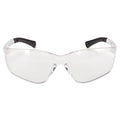 MCR BearKat Safety Glasses, Frost Frame, Clear Lens