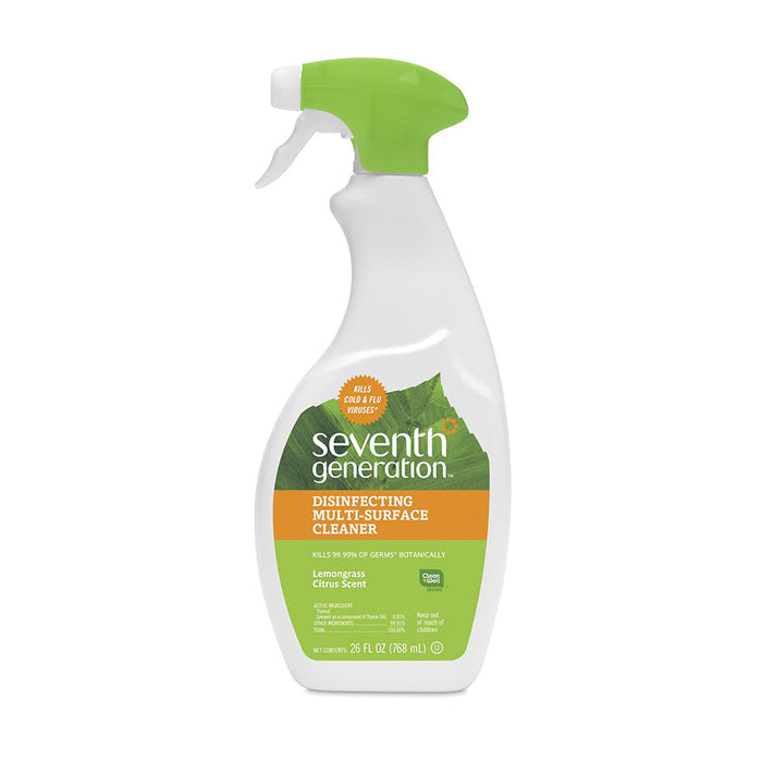 Seventh Generation Multi-Surface Disinfecting Cleaner Spray Lemongrass Citrus -- 26 Fl Oz by Pasteur Pharmacy