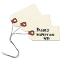 Avery Double Wired Shipping Tags, 11.5 pt Stock, 3.25 x 1.63, Manila, 1,000/Box