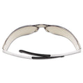 MCR BearKat Safety Glasses, Frost Frame, Clear Mirror Lens