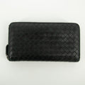 Bottega Black Intrecciato Weave Wallet #1443 by Bolt Boutique