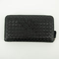 Bottega Black Intrecciato Weave Wallet #1443 by Bolt Boutique