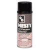 Misty All-Purpose Silicone Spray Lubricant, 11 oz Aerosol Can, 12/Carton