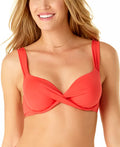 Anne Cole – Underwire Twist Front Bikini Swim Top by Vanessa Jane