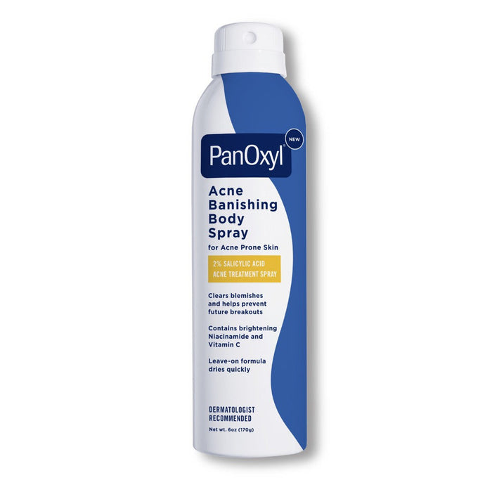 PanOxyl Acne Banishing Body Spray – 2% Salicylic Acid (5 oz) by Pasteur Pharmacy