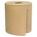 GEN Hardwound Towels, 1-Ply, 800 ft, Brown, 6 Rolls/Carton