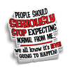 Expecting Normal Hard Hat Decal