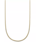 Giani Bernini 18K Gold Over Sterling Silver Necklace, 24 Box Chain" by Vanessa Jane