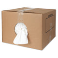 HOSPECO New Bleached White T-Shirt Rags, 25 Pounds/Bag