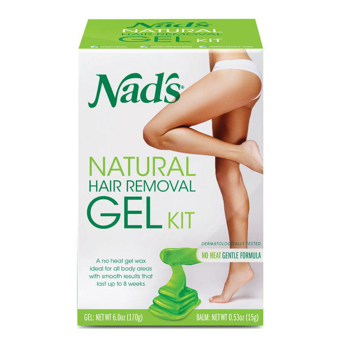 Nad's Natural Hair Removal Gel Wax Kit, 6 Oz by Pasteur Pharmacy
