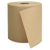 GEN Hardwound Towels, 1-Ply, 800 ft, Brown, 6 Rolls/Carton