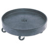 Rubbermaid Brute Container Universal Drum Dolly, 500 lb Capacity, 24.38 x 7.13, Black