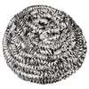 Boardwalk Stainless Steel Scrubber, Medium Size, Steel Gray, 72/Carton