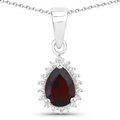 Garnet Jewelry Set by Fine Color Jewels