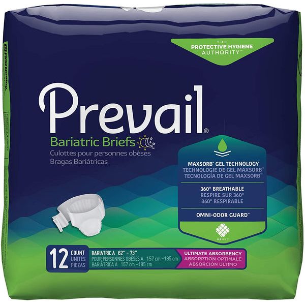 Prevail First Quality, Unisex Adult Incontinence Brief, Count Of 12 by Pasteur Pharmacy