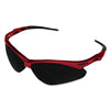 KleenGuard Nemesis Safety Glasses, Red Frame, Smoke Lens