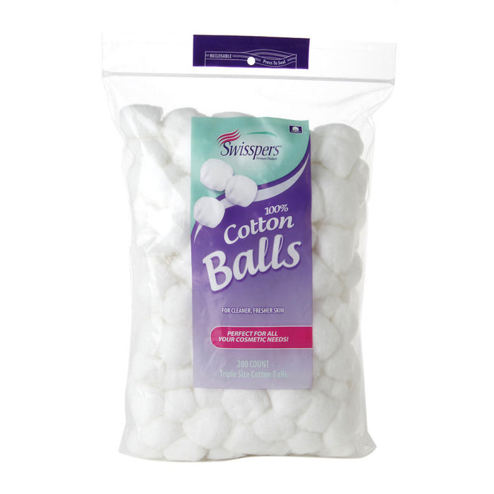 Swisspers Cotton Balls, Triple Size by Pasteur Pharmacy