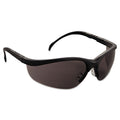MCR Klondike Safety Glasses, Matte Black Frame, Gray Lens, 12/Box