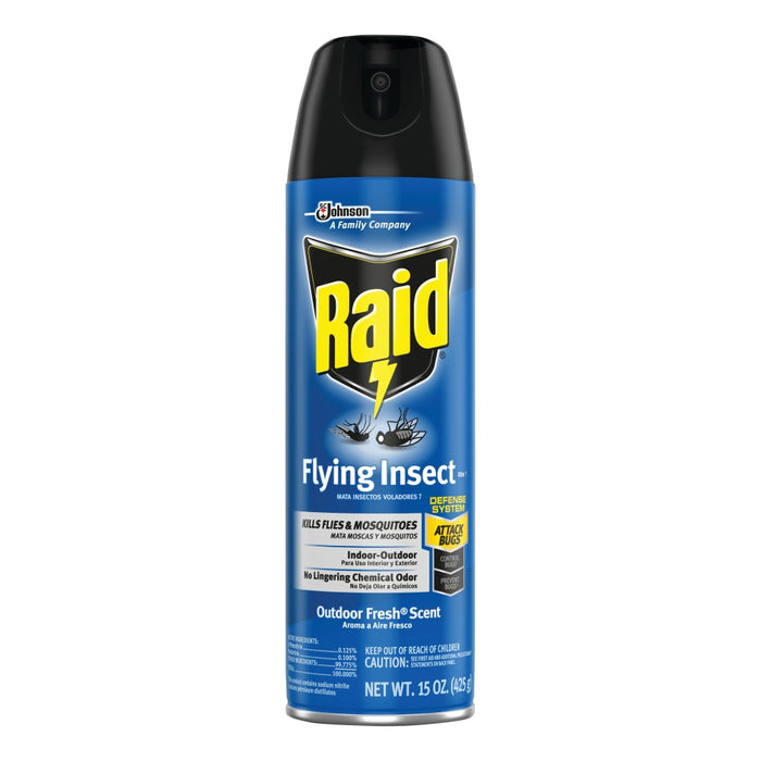 Raid Flying Insect Killer, Outdoor Fresh Scent, 15 Oz Aerosol Can by Pasteur Pharmacy