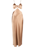 Reformation Poppies Silk Dress Croissant Size 10 by Vanessa Jane