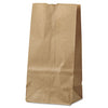 General Grocery Paper Bags, 30 lb Capacity, #2, 4.31" x 2.44" x 7.88", Kraft, 500 Bags