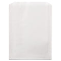 Bagcraft Grease-Resistant Single-Serve Bags, 6.5" x 8", White, 2,000/Carton