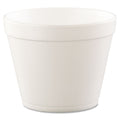 Dart Foam Containers, 24 oz, White, 25/Bag, 20 Bags/Carton