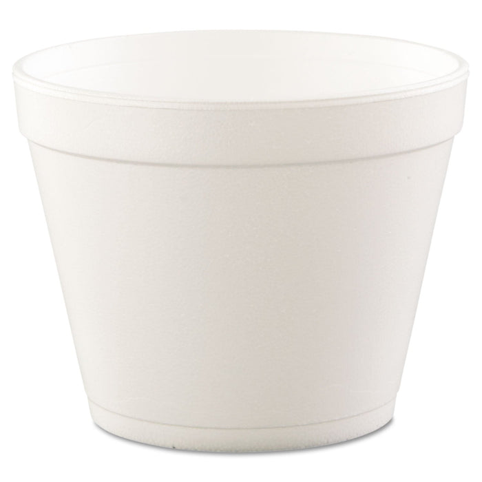 Dart Foam Containers, 24 oz, White, 25/Bag, 20 Bags/Carton