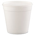 Dart Foam Containers, 32 oz, White, 25/Bag, 20 Bags/Carton