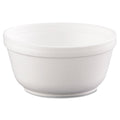 Dart Insulated Foam Bowls, 12 oz, White, 50/Pack, 20 Packs/Carton
